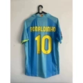 07-08 Barcelona Away Game No. 10 Ronaldinho + Armband