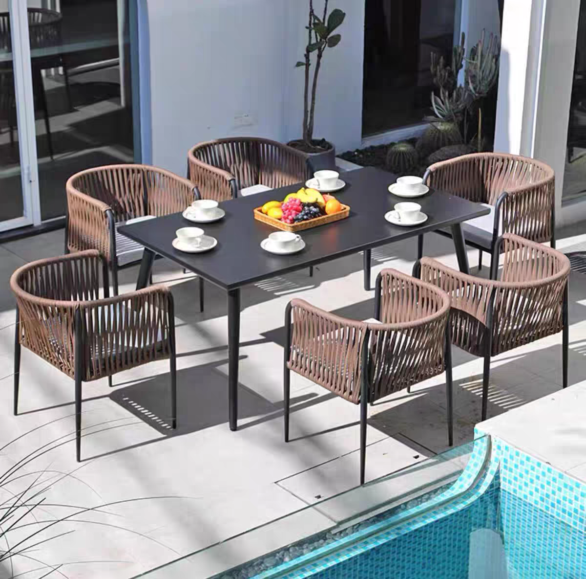 创意藤椅维娜轩pe藤现代