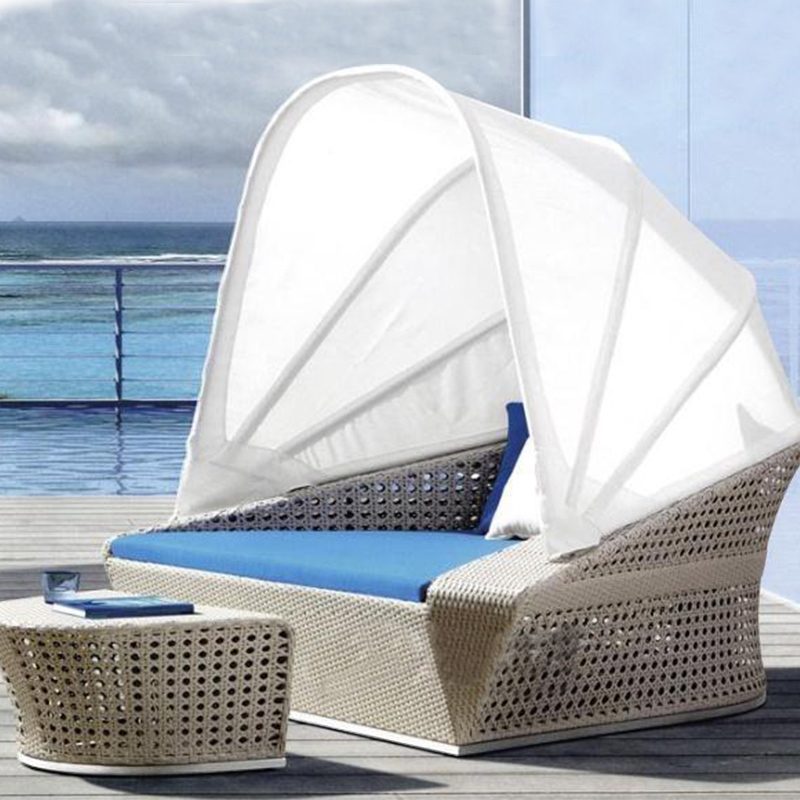 户外休闲大床花园庭院躺椅