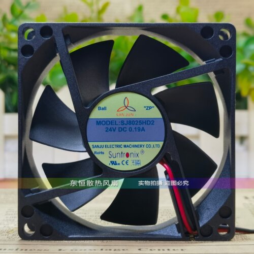 全新三巨 8025 8CM SJ8025HD2 24V 0.19A 变频器 工控机 散热风扇
