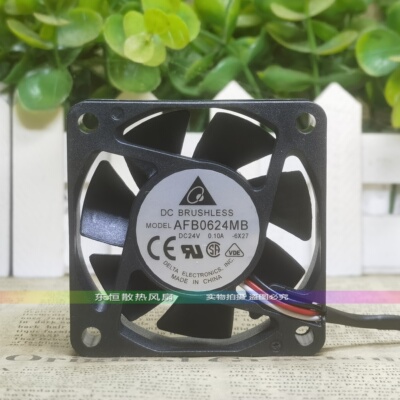 原装台达 AFB0624MB 6015 6cm 24V 0.10A 安川五系驱动器散热风扇