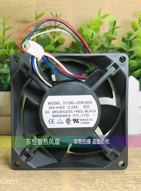 NMB 8CM 24V 0.25A 8032 3112KL-05W-B59 变频器停转告警散热风扇