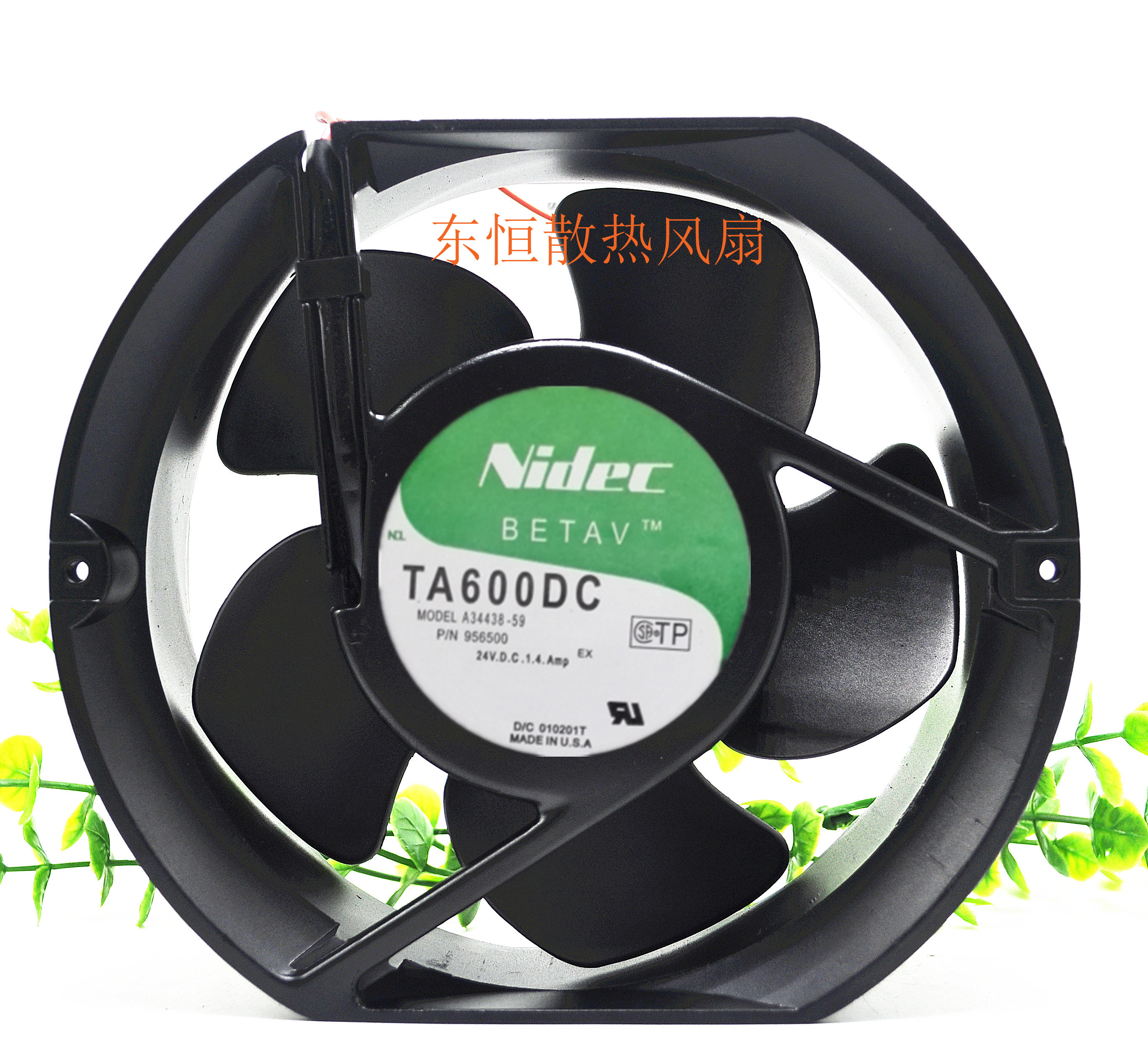 日本Nidec尼迪克TA600DC A34438-59 EX DC24V 1.4mp UPS电源风扇
