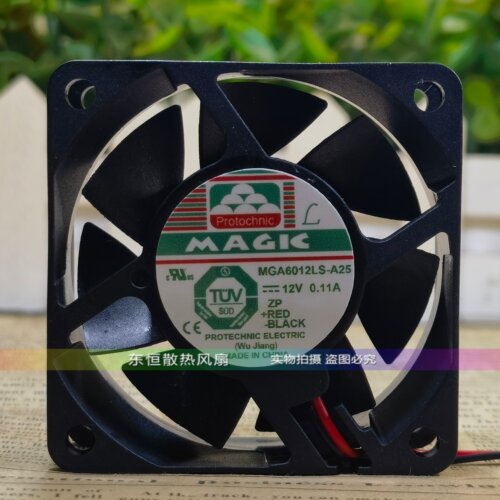 MAGIC/永立 MGA6012LS-A25 12V 0.11A 6025 6CM 机箱电源散热风扇