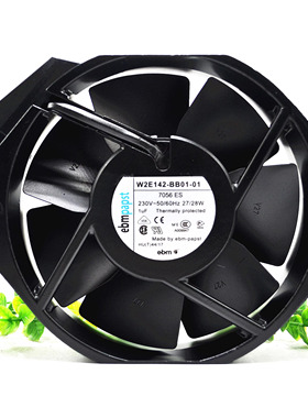 德国epmpapst  17038 17CM W2E142-BB01-01 230V 29/28W 散热风扇