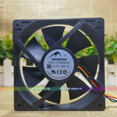 SNOWFAN YY12025M12B 12V 0.95A 12025 12CM 机箱 电源 散热风扇