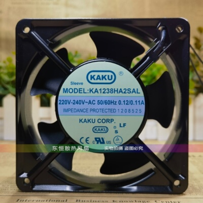 KAKU卡固 KA1238HA2SAL 220V 0.12A 12038 12CM 轴流风机散热风扇