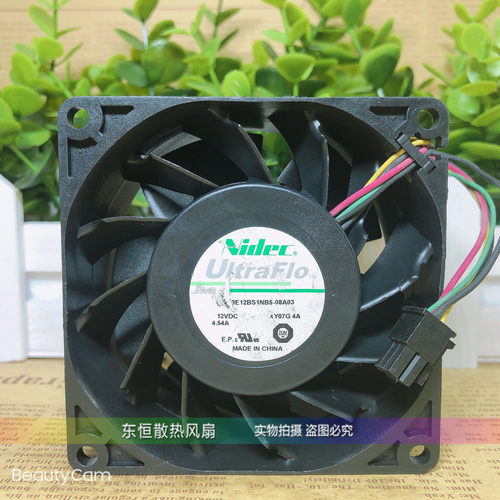 Nidec V80E12BS1NB5-08A03 8038 8CM 4.54A 12v 超暴力服务器风扇