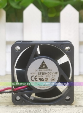 台达 EFB0405VHD 4020 4cm 5V 0.50A 服务器 交换机 电源散热风扇