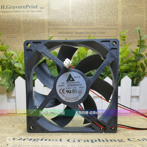 台达 AFB0924VH 9020 9CM 24V 0.2A 变频器 双滚珠 工控 散热风扇