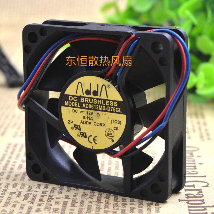 原装ADDA AD0612MB-D76GL 6015 6CM 12V 0.11A  CPU 电源散热风扇
