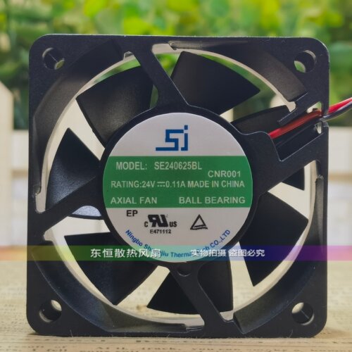SJ/生久 SE240625BL 6025 24V 0.11A 6CM 机箱电源变频器散热风扇
