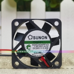 SUNON建准 KDE2404PFV3 24V 0.9W 4010 4CM 静音 变频器 散热风扇