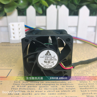 原装台达 FFB0412SHN 4028 4CM 12V 0.45A 双滚珠 服务器散热风扇