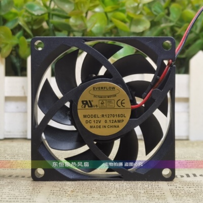 EVERFLOW R127015DL 7cm 7015 12V 0.12A CPU 机箱 电源 散热风扇