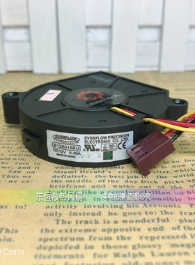 鑫贺/EVERFLOW 6CM 6015 B126015BU 12V 0.4A 1U服务器 涡轮风扇