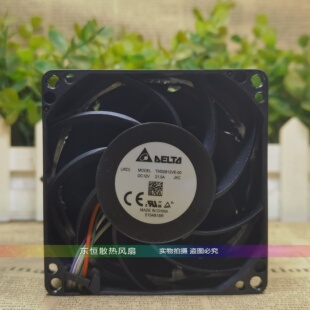 Delta台达 THD0812VE-00 12V 21A 8080 8CM 双电机超暴力散热风扇