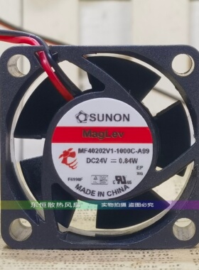 SUNON MF40202V1-1000C-A99 4020 24V 0.84W 4CM 变频器 散热风扇