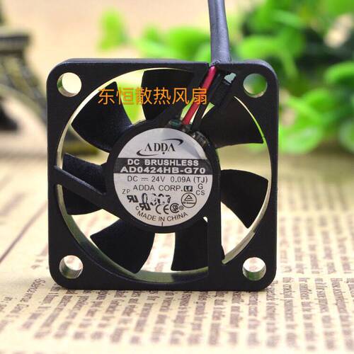 原装ADDA AD0424HB-G70 24V 0.09A 4010 4CM 变频器 超薄散热风扇