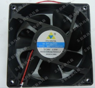 XXD 1203824VH 12038 IP68 12cm 直流DC24V 0.35A 散热器风扇风机