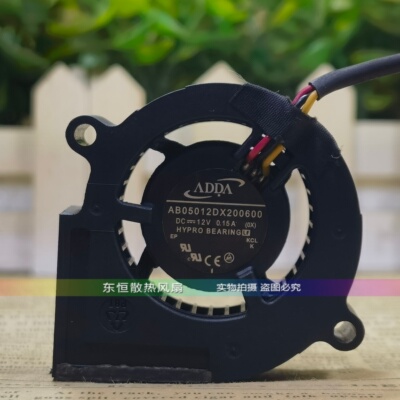 协喜ADDA AB05012DX200300/200600 5020 0.15A 投影仪散热风扇12V