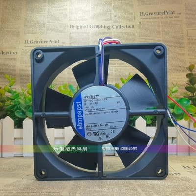 ebmpapst 4312M/S/U/N/G/LS/2H/U/17T/V/12M/MT/MV 散热风扇 12V