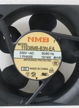 11925/11938MB/SB/PB/TB-B2N/B3N/AOL/BOL-EA/QA 机柜散热风扇NMB