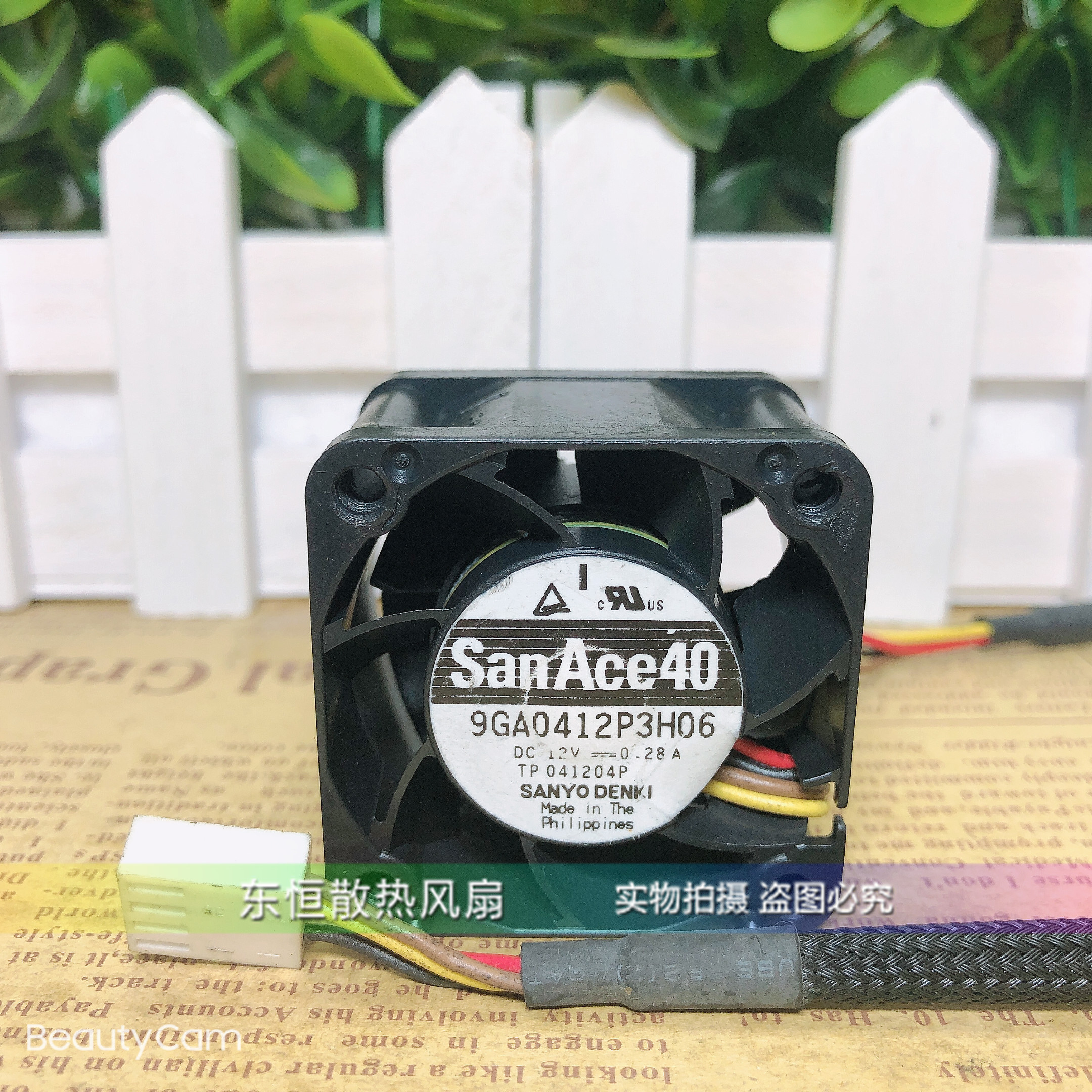 日本三洋12V 0.28A 4028 4CM 9GA0412P3H06 机箱风机/风扇