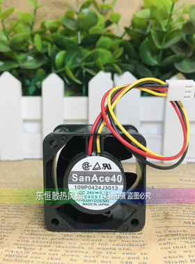 原装三洋 109P0424J3013 4028 24V 0.18A 4CM 变频器 散热风扇