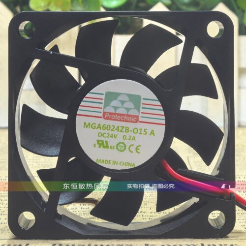MAGIC/永立 MGA6024ZB-O15 A 24V 0.2A 6015 6CM 变频器 散热风扇