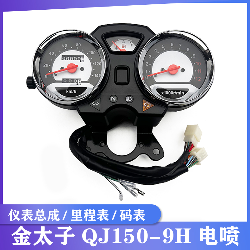 钱江摩托车金太子QJ150-9H电喷仪表总成 里程表 码表仪表壳公里表