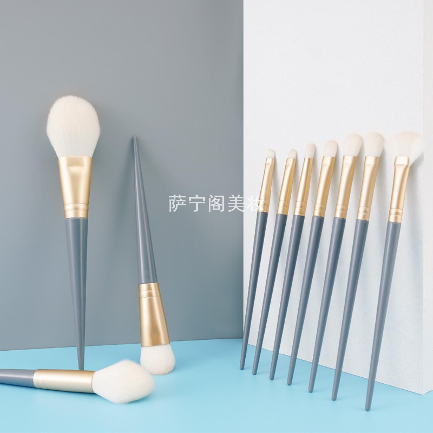 MEIBAOGE蓝桥10支初见化妆刷套装