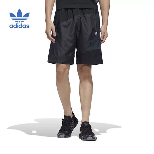 正品Adidas/阿迪达斯三叶草短裤男子运动透气休闲五分裤 HH9442