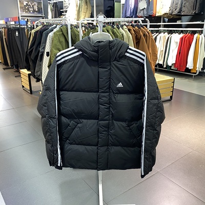 Adidas阿迪达斯男防风保暖运动休闲连帽羽绒服外套IT8732IT8731