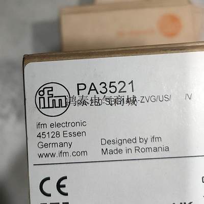 询价全新IFM PA3521易福门 PA-250-SBG14-A-ZVG/US/ /V 插头E议价