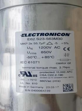 ELECTRONICONE62S23-563M30电容器E62S23-563M30询价