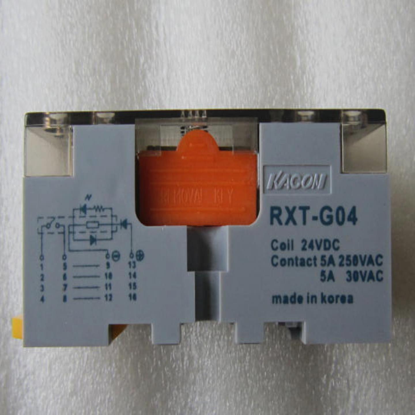 全新 进口韩国凯昆KACON省配线终端继电器模组4路 RXT-G04 询价