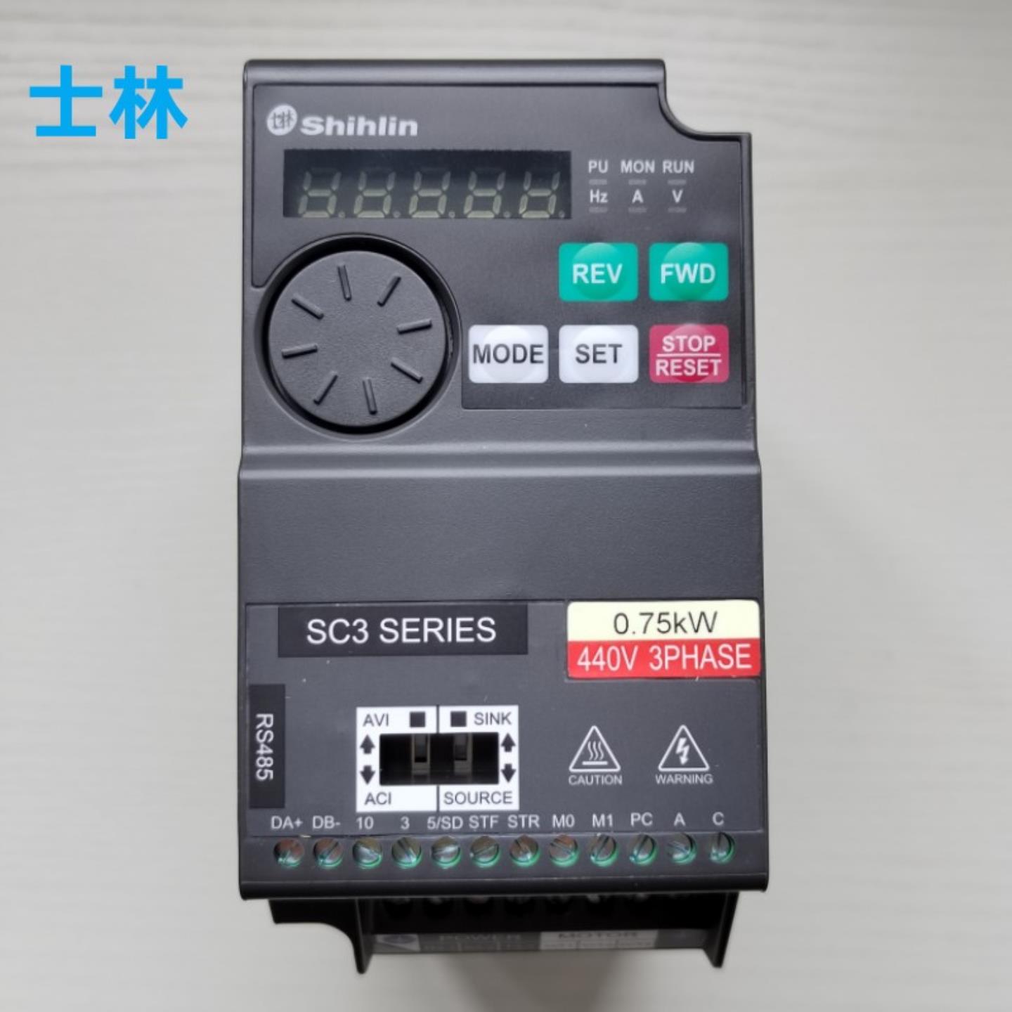 士林变频器SC3-043-075K三相380V电机调速器021-15K单相22询价