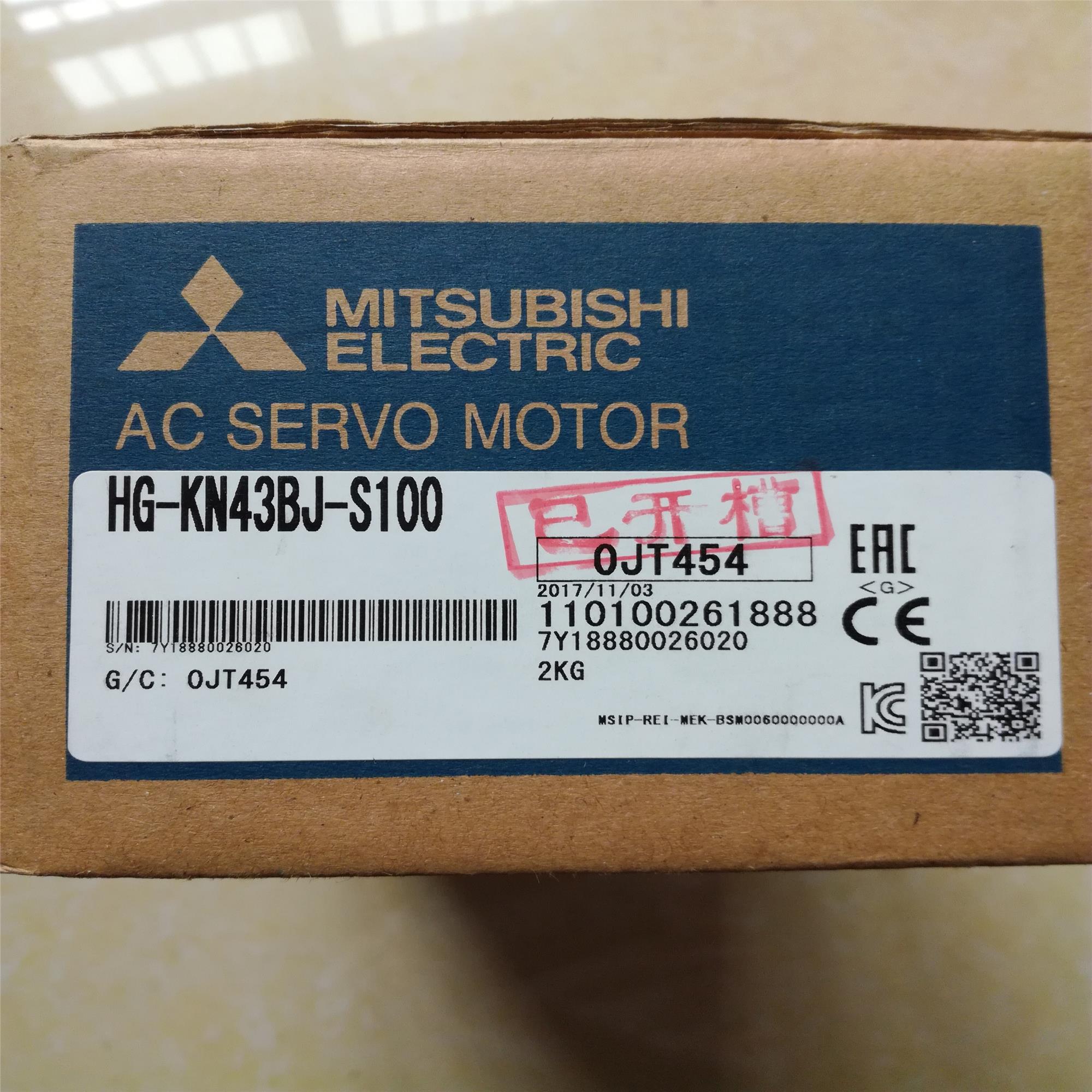 全新原装三菱伺服HG-KN43BJ-S100假一罚十询价