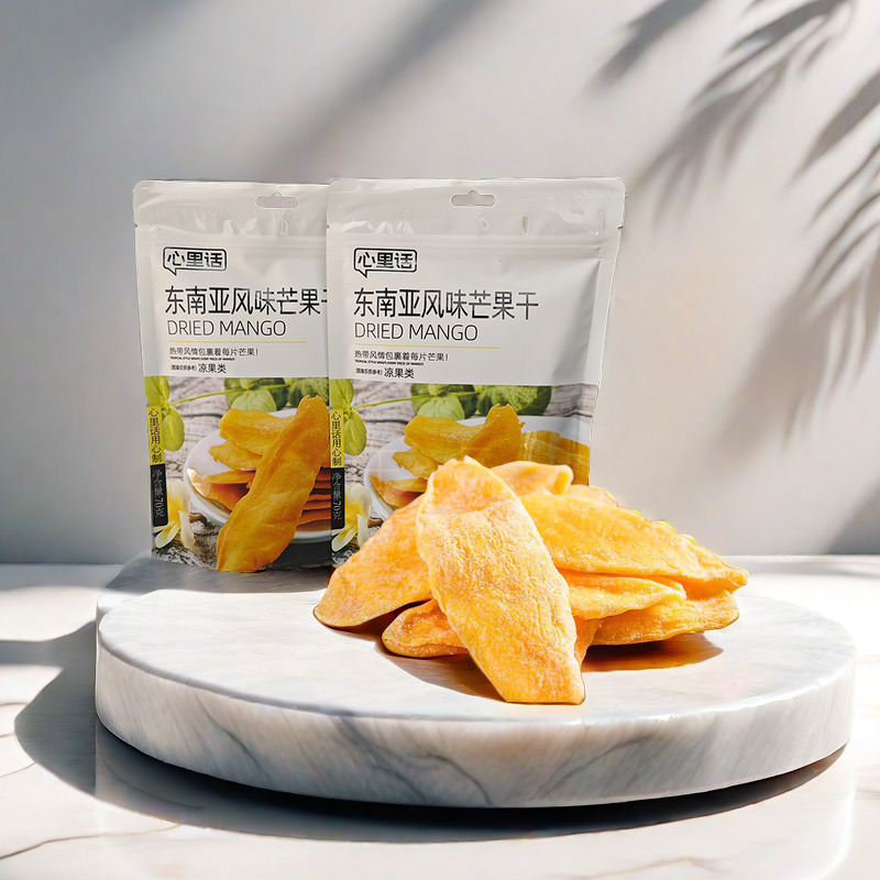 70g袋装心里话东南亚风味芒果干精选品质大片酸甜水果果干草莓干