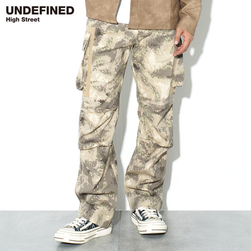 undefined伞兵裤潮牌宽松迷彩