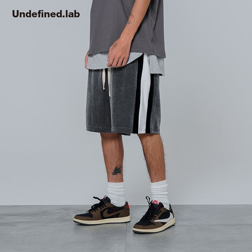 undefined潮牌inst天鹅绒侧边