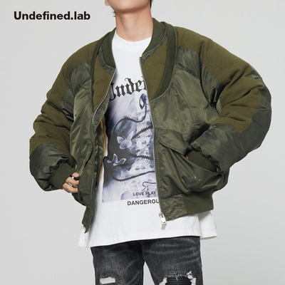 undefined加厚冬季解构棉衣夹克