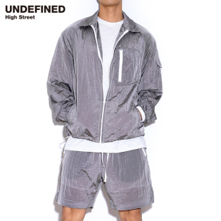 金属尼龙质感户外速干立体包边防晒衬衫 石头岛风格 UNDEFINED夏季