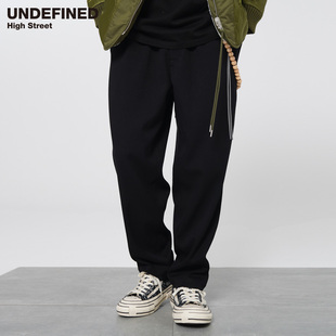 西裤 面料毛呢垂感简约宽松雅痞休闲长裤 OFFICE出品高档西装 NO.9