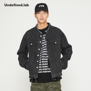 undefined出品重磅水洗流苏设计Over版 夹克外套 型潮牌牛仔短款