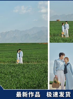 版权学校风婚纱照样片清新2022影楼新样片放大工作室婚纱照h614