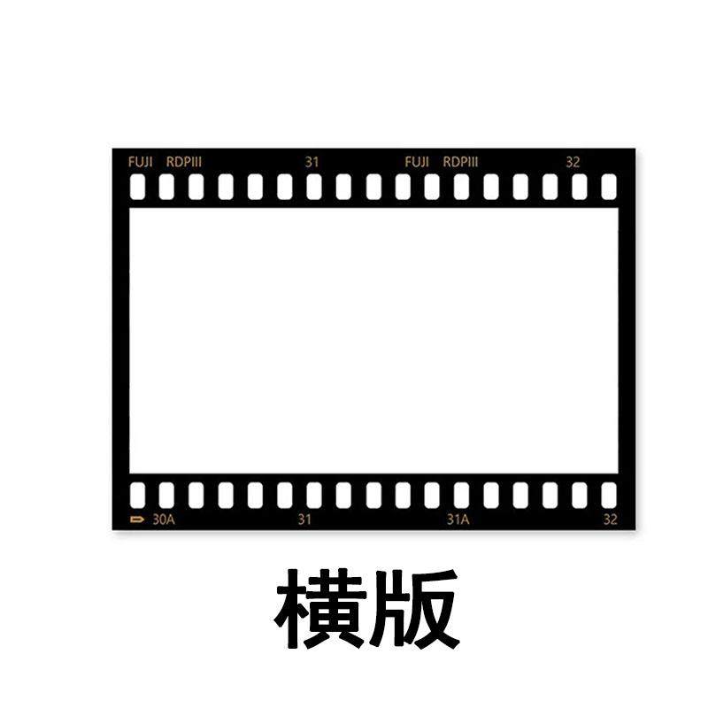 复古怀旧胶片镜子装饰画氛围感客厅背景墙挂画中古风书房桌面摆画