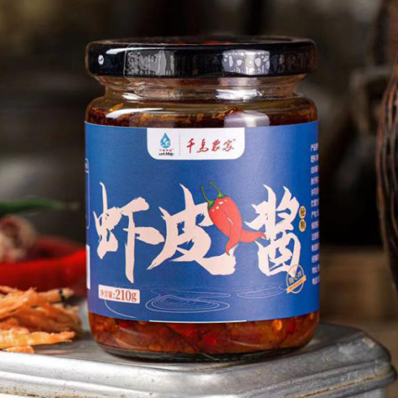 千岛湖特产农家酱鲜酱小虾皮酱虾干酱下饭酱调味酱包邮