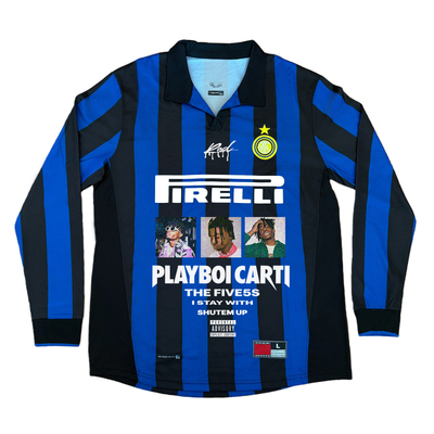 RULEE I AM MUSIC嘻哈PLAYBOI CARTI球衣blokecore长袖球服复古